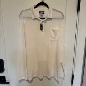 johnnie-O Classic White Long Sleeve Shirt